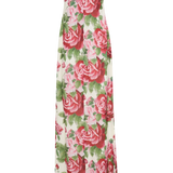Ella Strapless Chiffon Maxi Dress