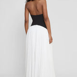 Harlowe Contrast Corset Maxi Dress