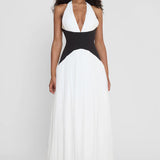 Harlowe Contrast Corset Maxi Dress