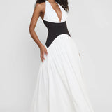 Harlowe Contrast Corset Maxi Dress