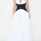 Harlowe Contrast Corset Maxi Dress