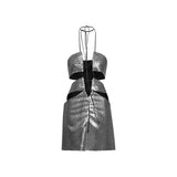 Dayton Silver Cut Out Mini Dress