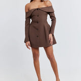 Button Up Mini Dress