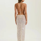 Crystal Quartz Draped Skirt