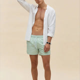 Off White Linen Shirt Men