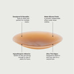 Nude silicone nipple covers for seamless coverage — Underhance | Endless UAE