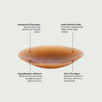 Nude silicone nipple covers for seamless coverage — Underhance | Endless UAE