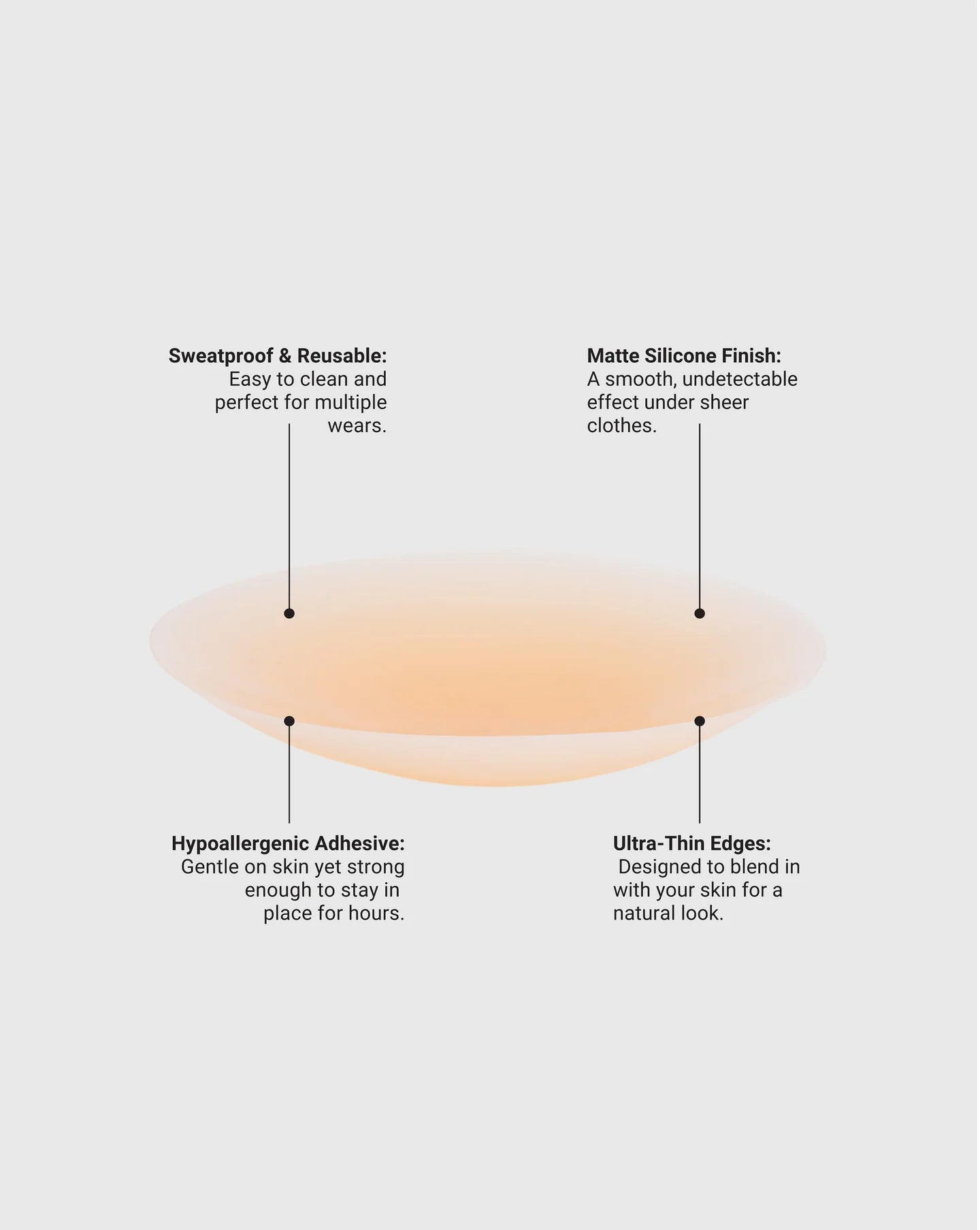 Nude silicone nipple covers for seamless coverage — Underhance | Endless UAE