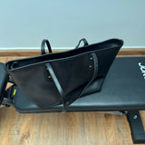 Black leather tote bag with dual handles and Coach branding — Coach | Endless UAE
