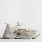 White Dior Vibe sneaker with quilted panel and translucent side details — Dior | Endless UAE