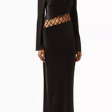 Arienzo Asymmetrical Maxi Dress