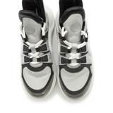 Louis Vuitton Archlight high-top chunky sneakers in black, white and grey colorway with distinctive curved sole — Louis Vuitton | Endless UAE