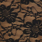 Black off-shoulder lace mini dress with long sleeves and ruched detailing — Lovers + Friends | Endless UAE