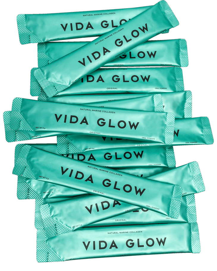 Natural Marine Collagen powder sachets by Vida Glow Original formula for glowing skin — Vida Glow | Endless UAE