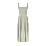 Square Neck Midi Dress