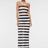 Paillettes Stripes Dress