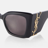Bold black oversized square sunglasses with dark lenses — YSL | Endless UAE