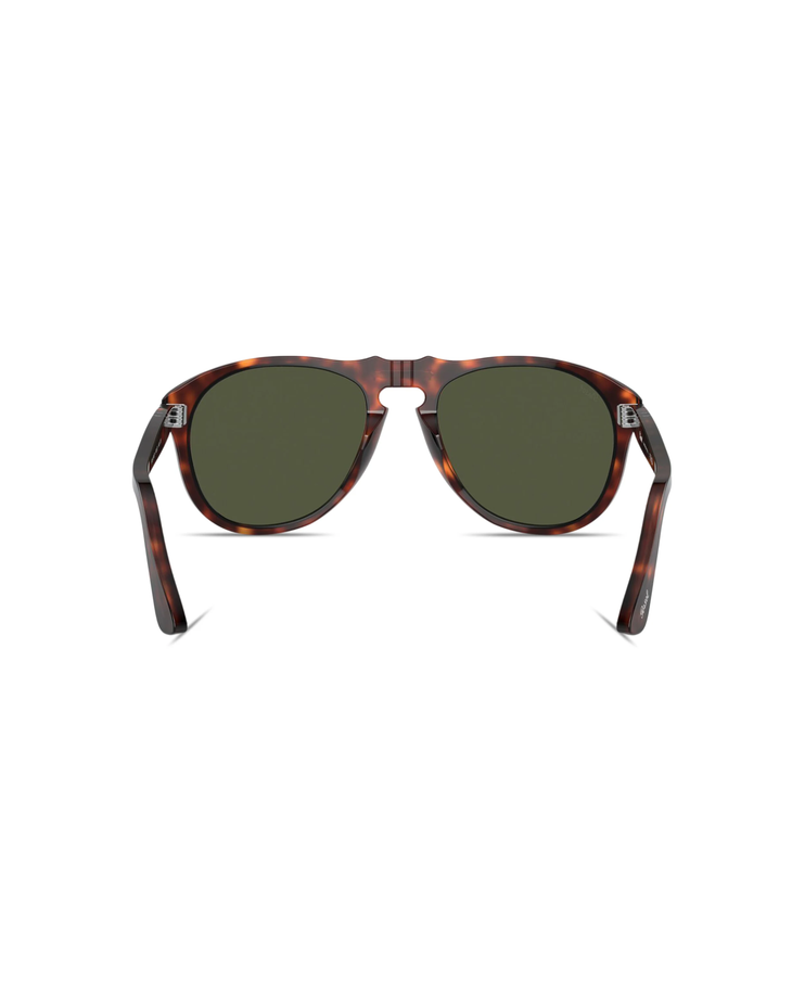 Persol 714 folding sunglasses in tortoiseshell with green lenses — Persol | Endless UAE