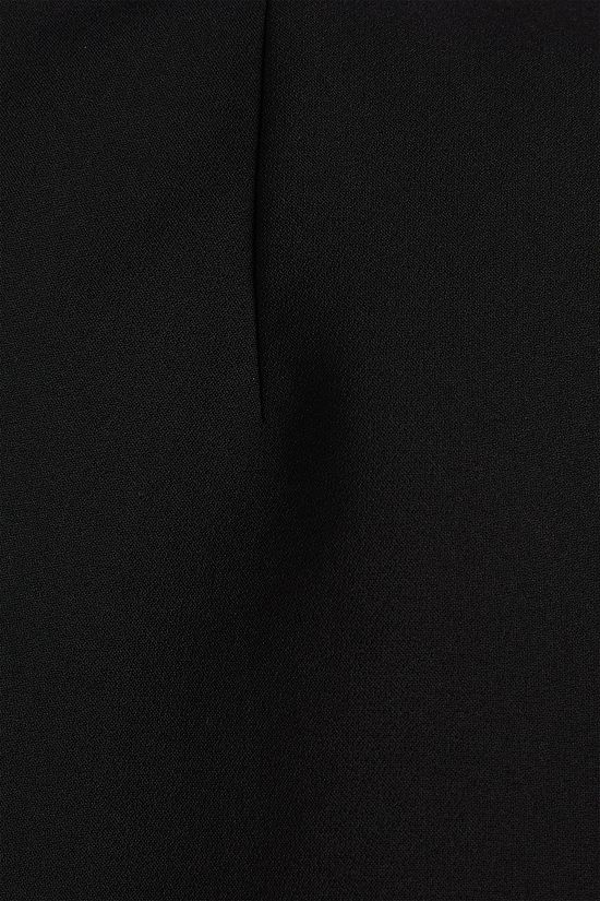 Black mini dress with pearl-embellished straps and neckline — ODD MUSE | Endless UAE