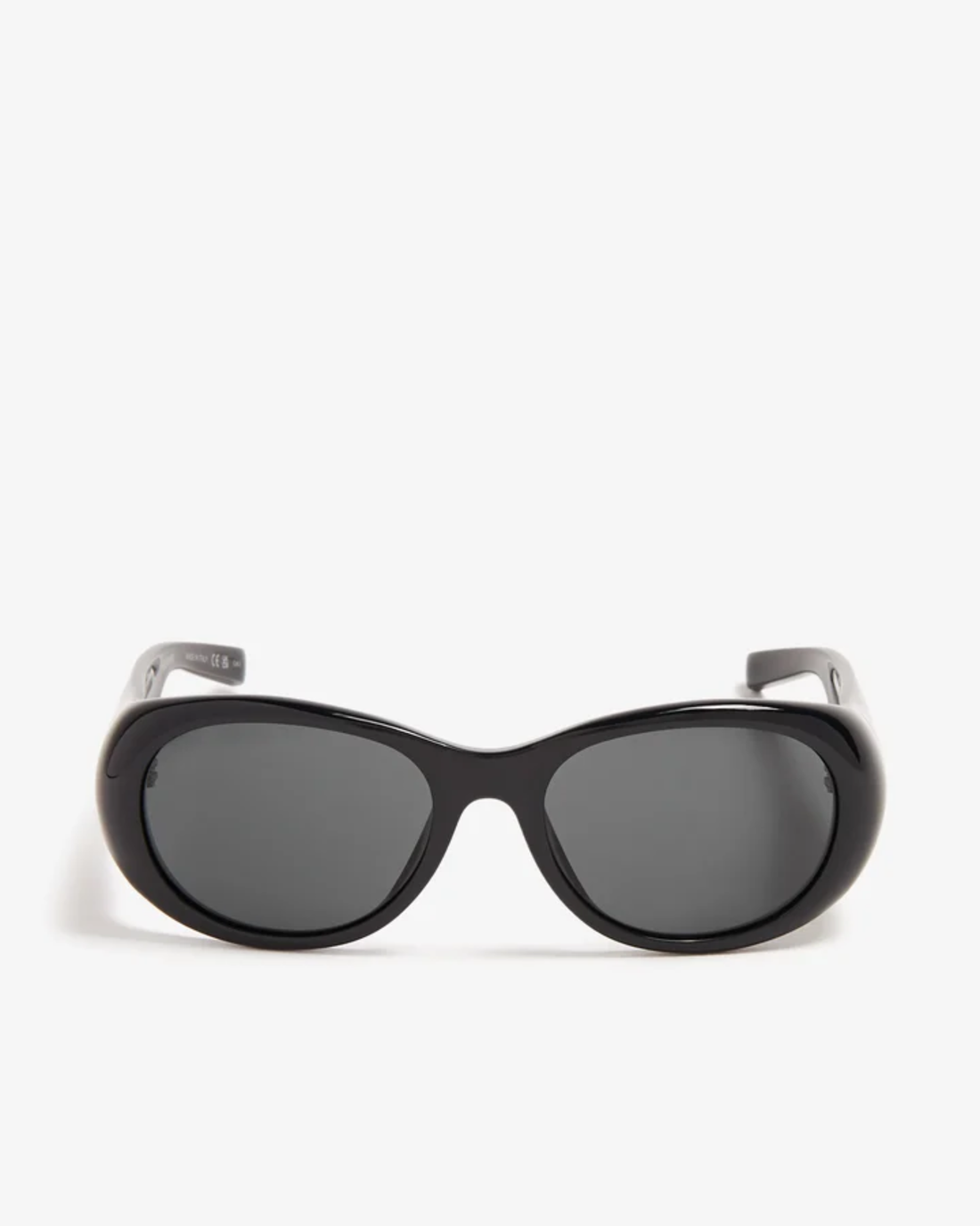 Black oval SL 736 sunglasses with dark lenses — Yves Saint Laurent | Endless UAE