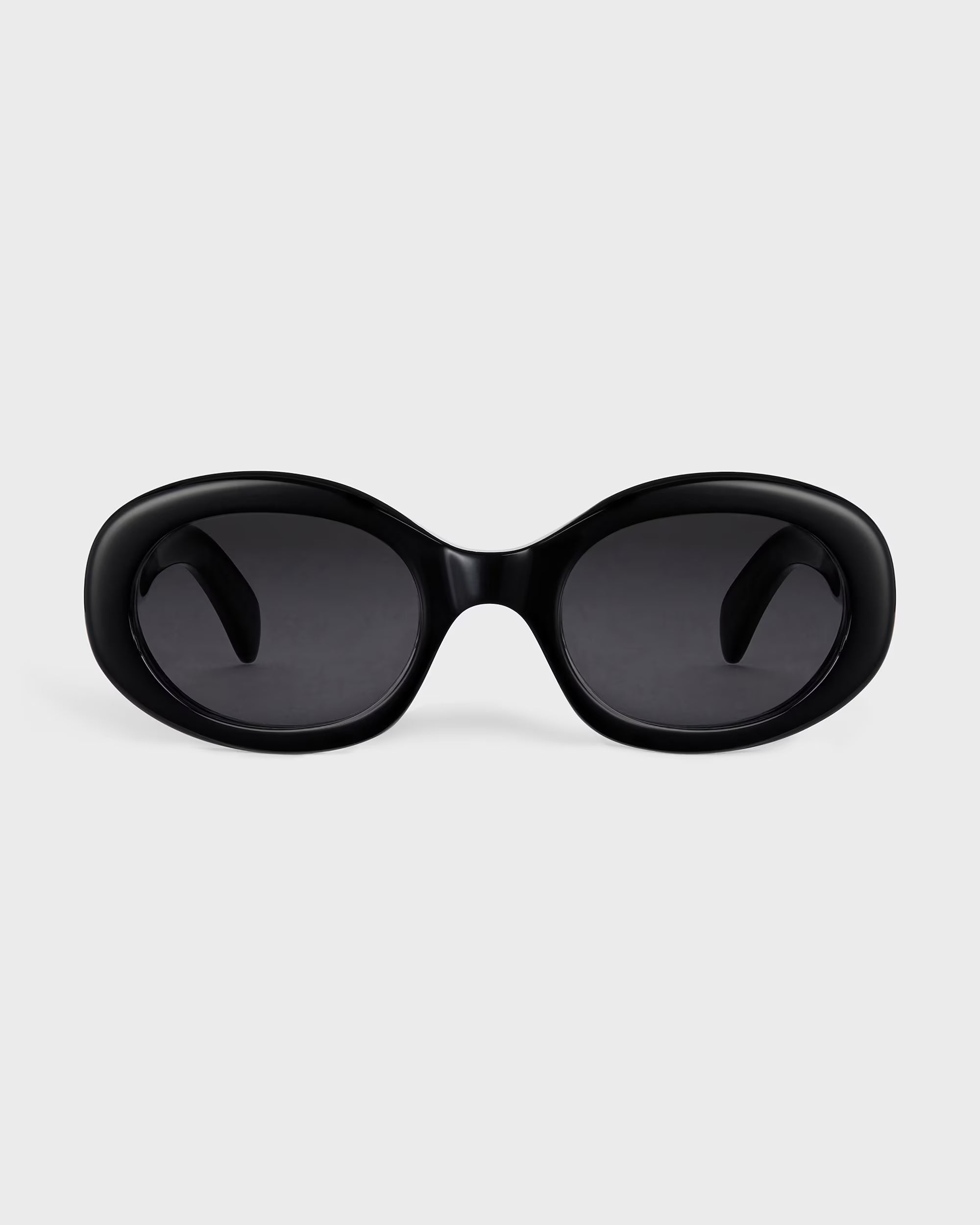 Black acetate Triomphe 01 sunglasses with gold-toned hardware — Celine | Endless UAE