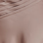 Lyla Dress in beige one-shoulder maxi with flowing silhouette — Meshki | Endless UAE