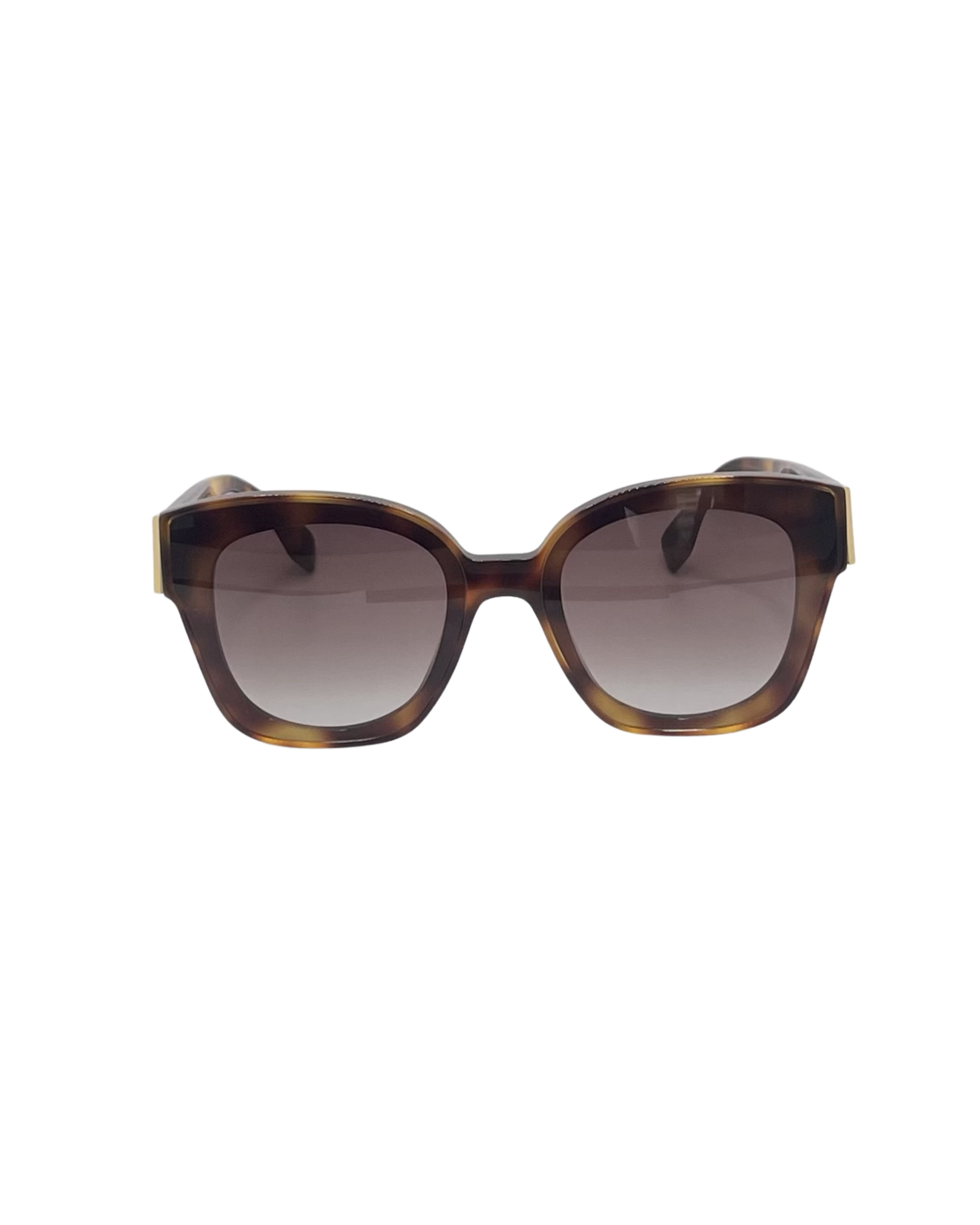 Fendi First Havana Square Sunglasses with tortoiseshell frame and gradient brown lenses — Fendi | Endless UAE