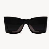 Bold black oversized square sunglasses with dark lenses — YSL | Endless UAE