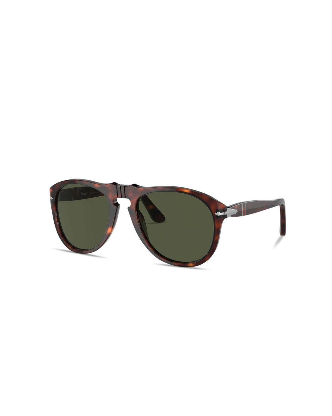 Persol 714 folding sunglasses in tortoiseshell with green lenses — Persol | Endless UAE