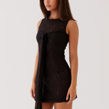 Midnight Muse Lace Mini Dress