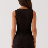 Midnight Muse Lace Mini Dress