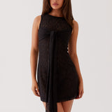 Midnight Muse Lace Mini Dress