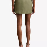 Nicole Drape-Detail Stretch-Woven Mini Skirt