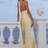 Sylvie Plunge V-neck Maxi Dress
