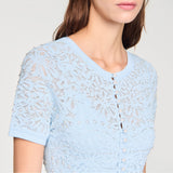 Beaded Knit Maxi Dress