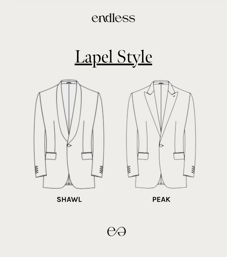 Classic black tuxedo jacket with bow tie and white shirt — Endless | Endless UAE