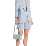 Bloom Waistcoat in light blue with button front and matching skirt — Serena | Endless UAE