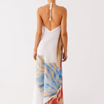 Stars Align Cowl Maxi Dress in multi-color abstract print — Peppermayo | Endless UAE