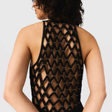 Braided-Back Maxi Dress