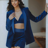 Isobel Velvet Blazer and Skort