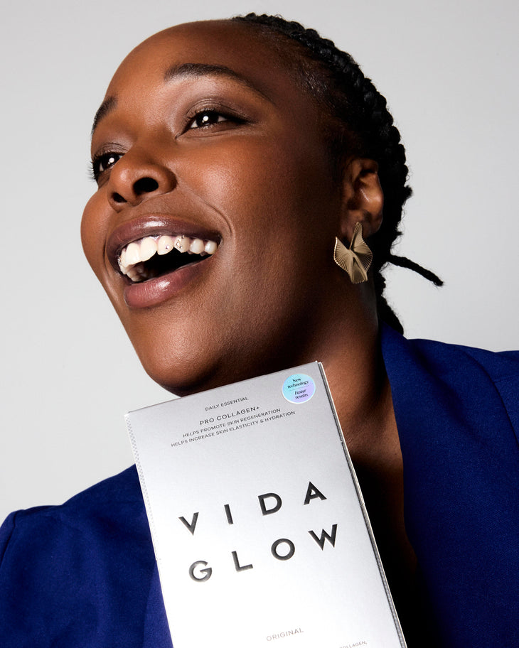 Pro Collagen+ oral powder sachet and box by Vida Glow — Vida Glow | Endless UAE