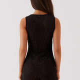 Midnight Muse Lace Mini Dress