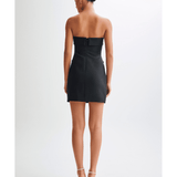 Abbie Strapless Suiting Mini Dress - Endless - UAE Rental and Resale for Women's Fashion