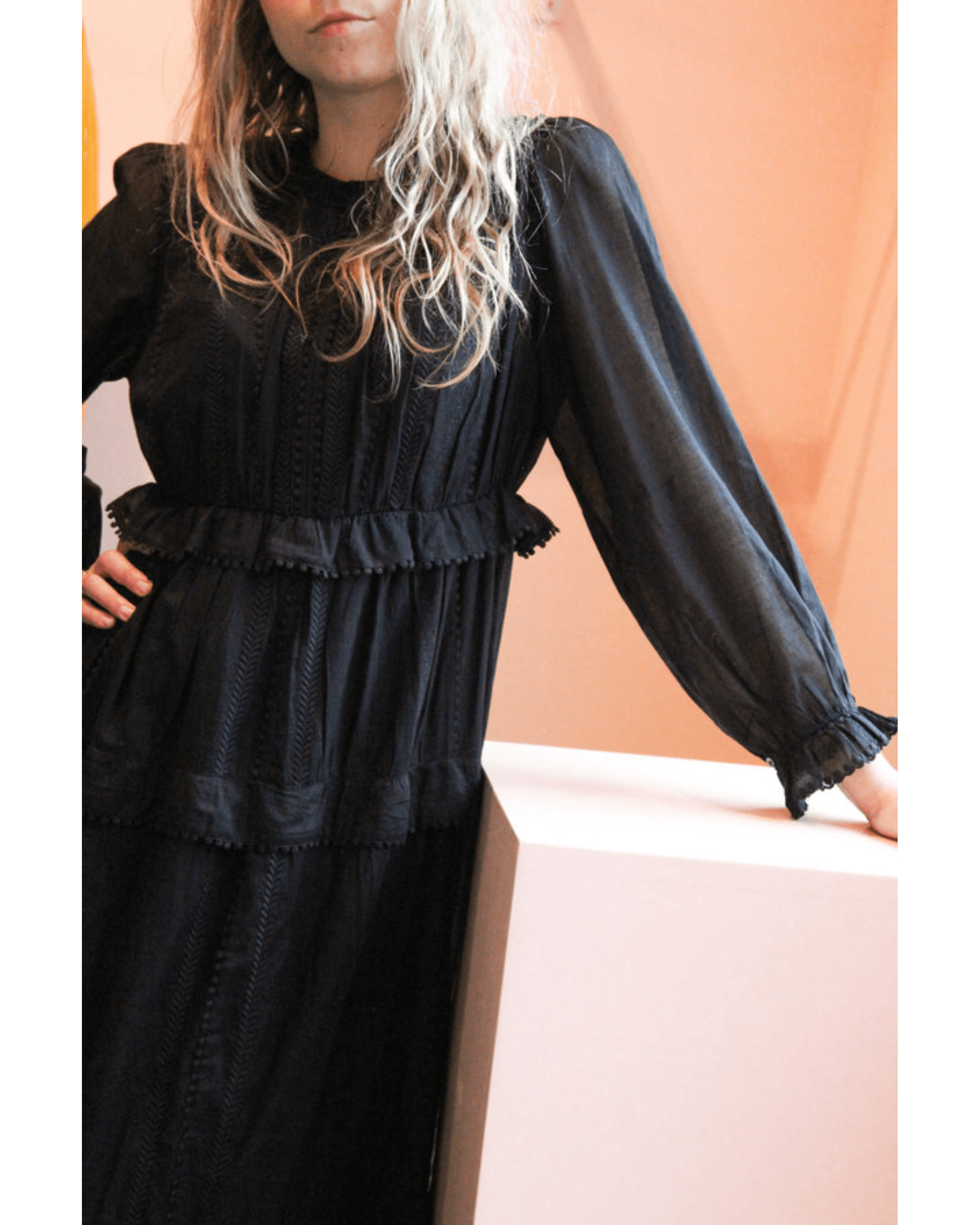 Aboni Embroidered Dress - Endless - UAE Rental and Resale for Women's Fashion
