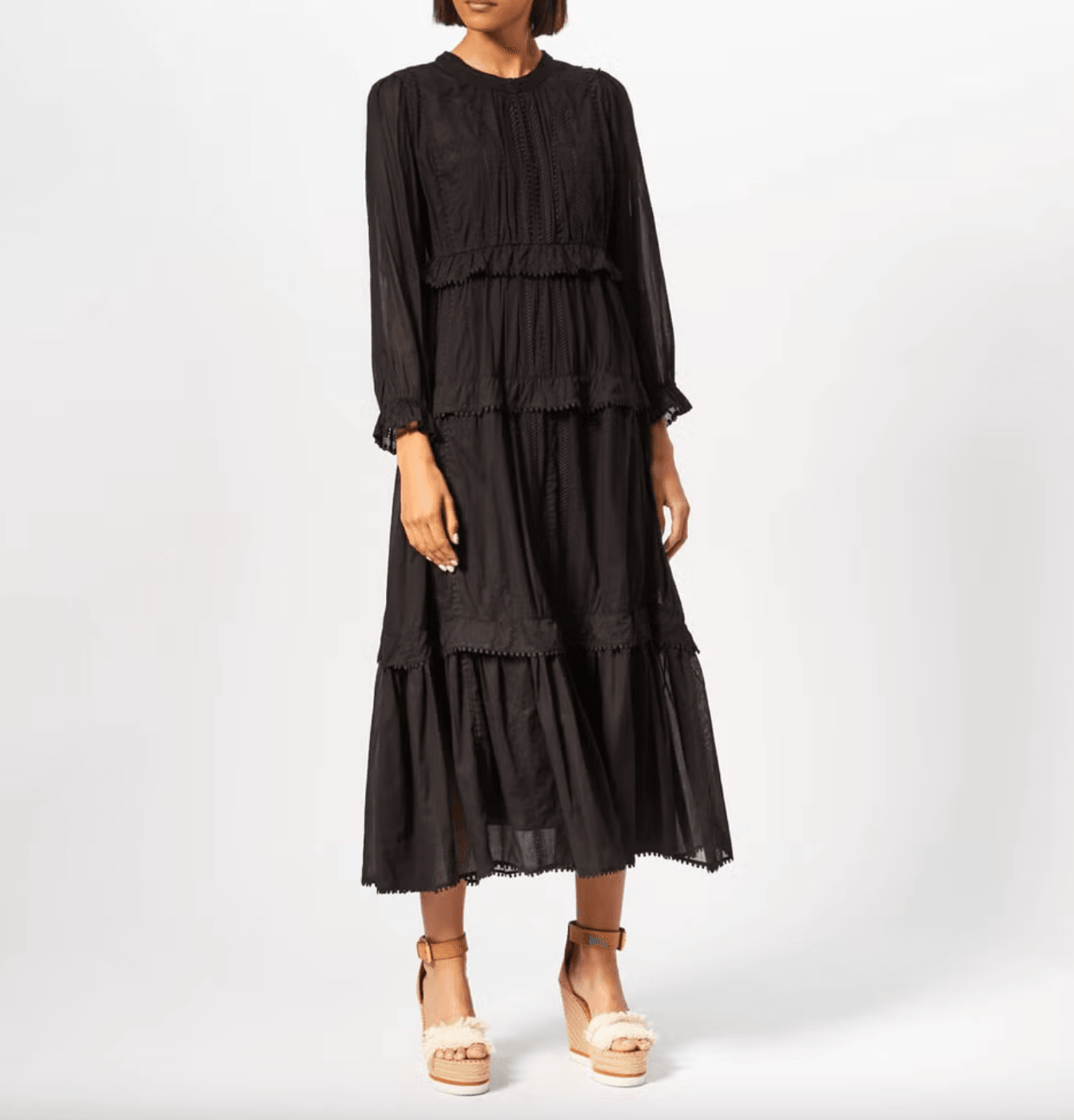 Aboni Embroidered Dress - Endless - UAE Rental and Resale for Women's Fashion