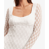 Adoni Lace Midi Dress - Endless - UAE Rental and Resale for Women's Fashion