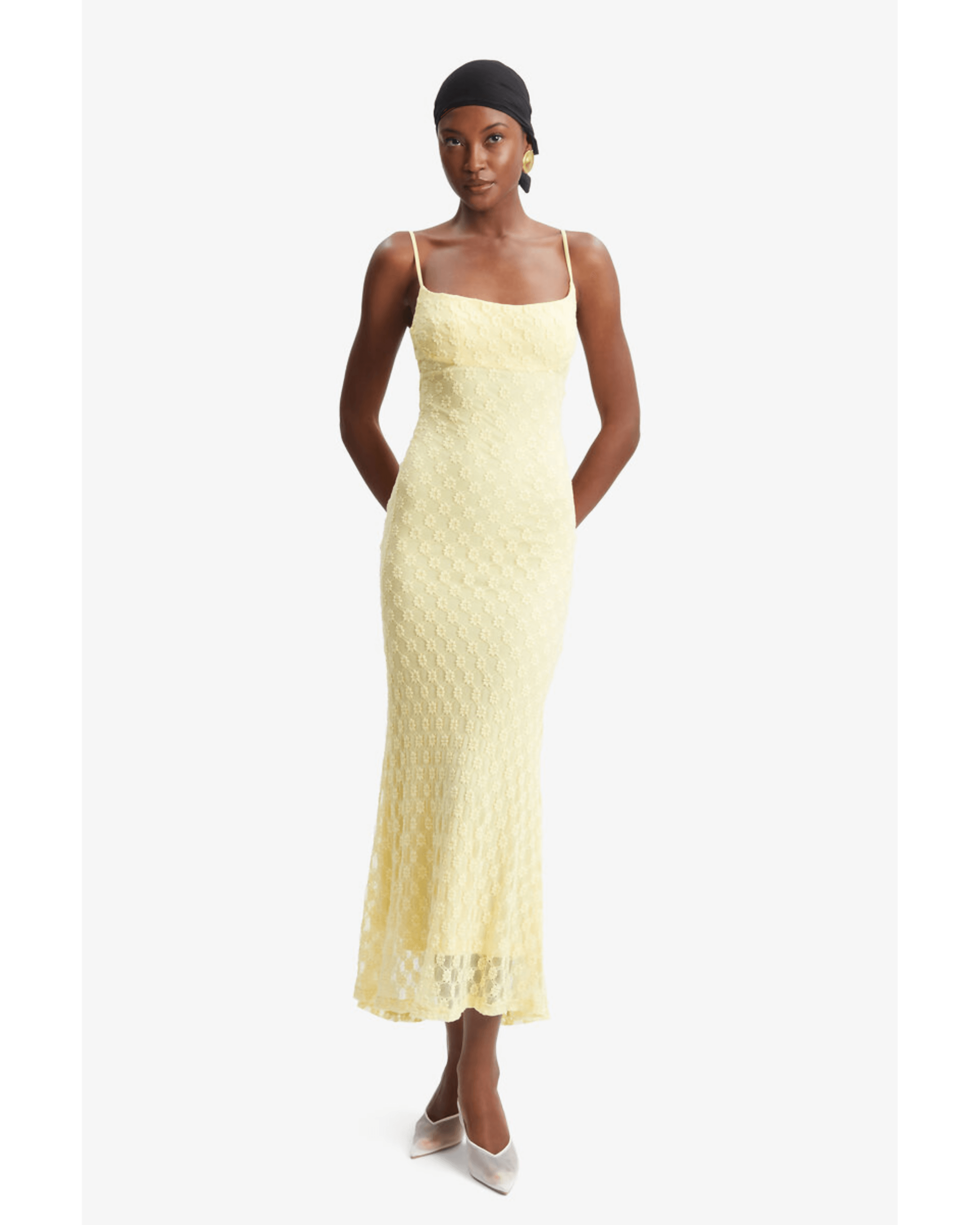 Adoni Mesh Midi Dress - Endless - UAE Rental and Resale for Women's Fashion