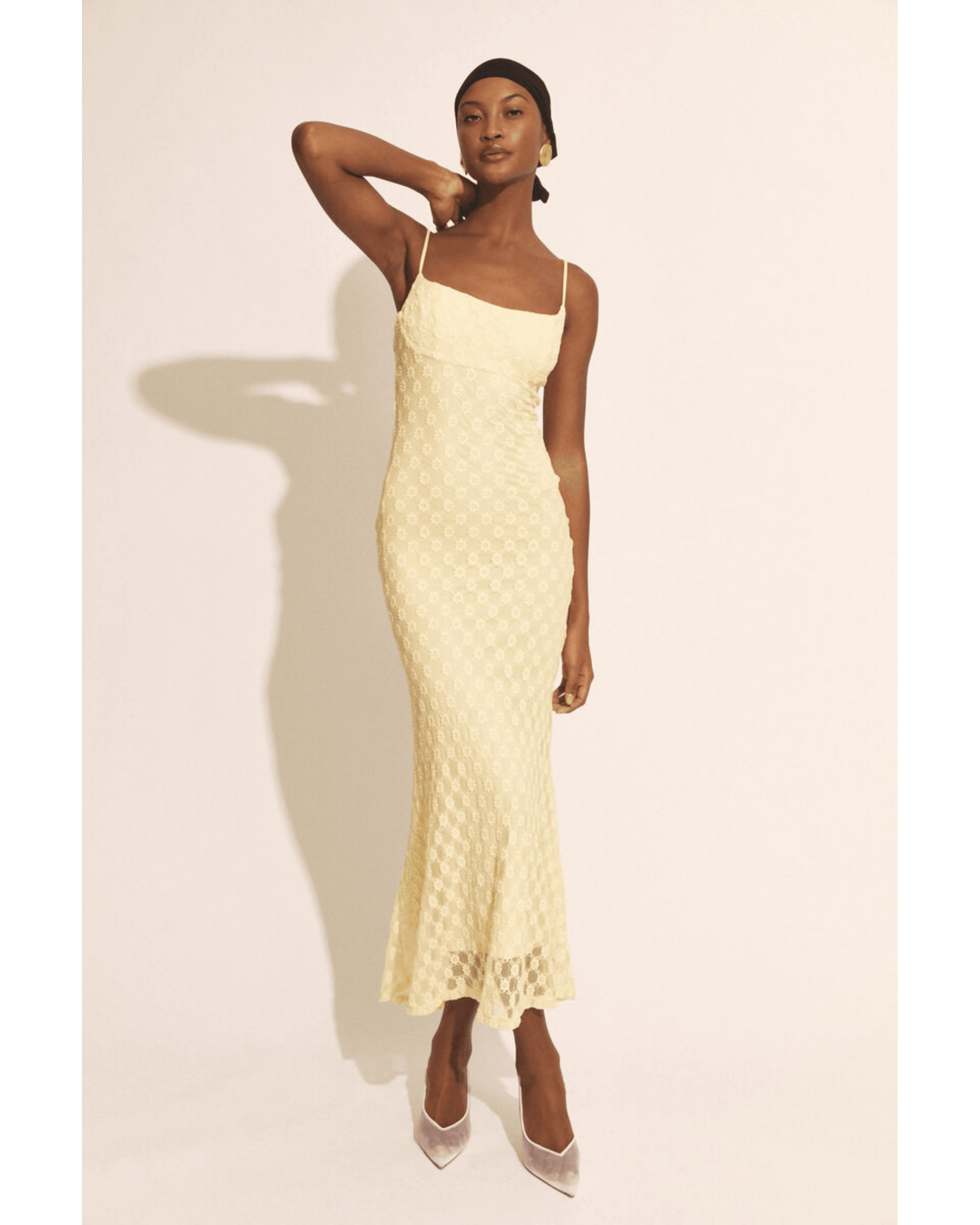 Adoni Mesh Midi Dress - Endless - UAE Rental and Resale for Women's Fashion