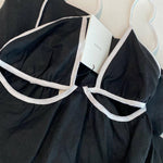 Aiden Black Linen Binding Dress - Endless - UAE Rental and Resale for Women's Fashion