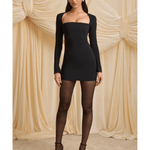 Akari Pearl-Detail Cut-Out Mini Dress - Endless - UAE Rental and Resale for Women's Fashion